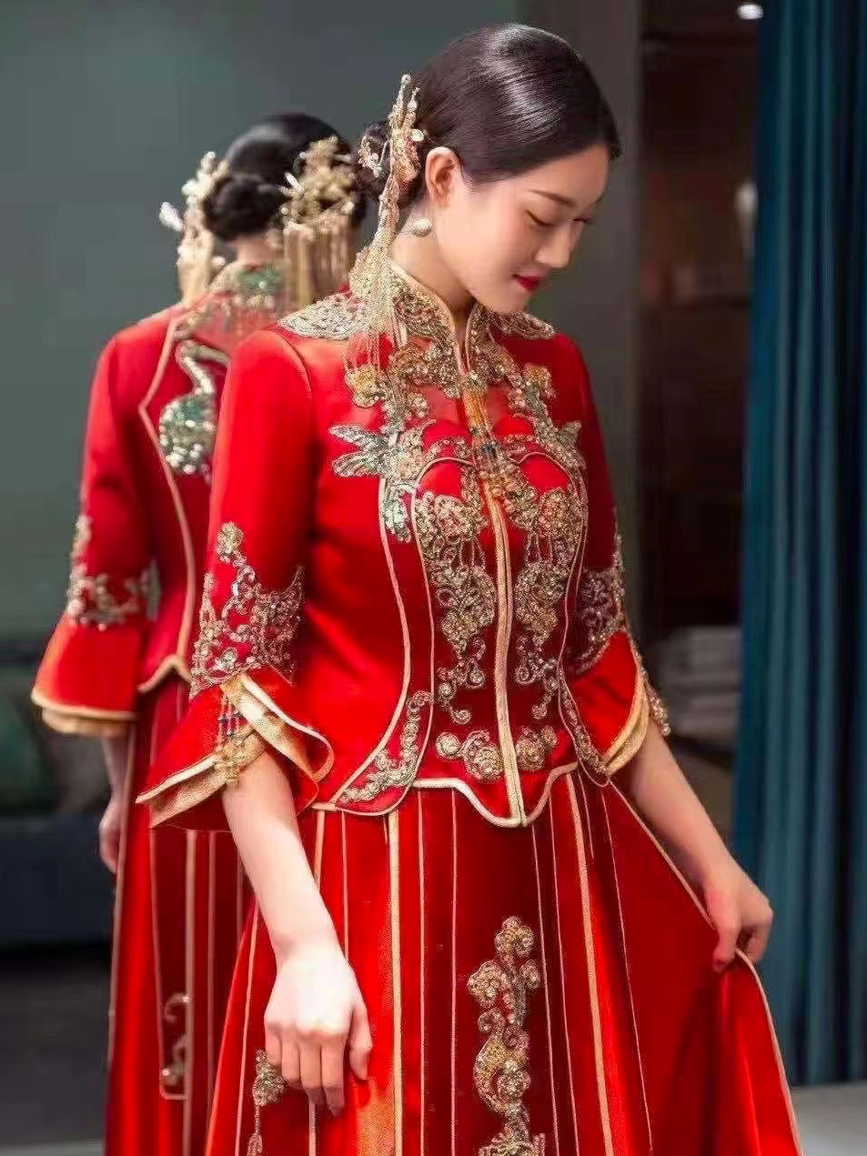 【 轻奢系列】海外设计师高定婚纱系列 十一件套
