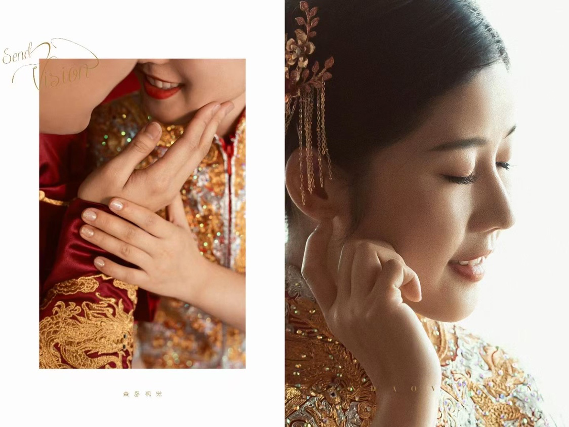 总监老师婚礼全程跟妆+两个亲友妆