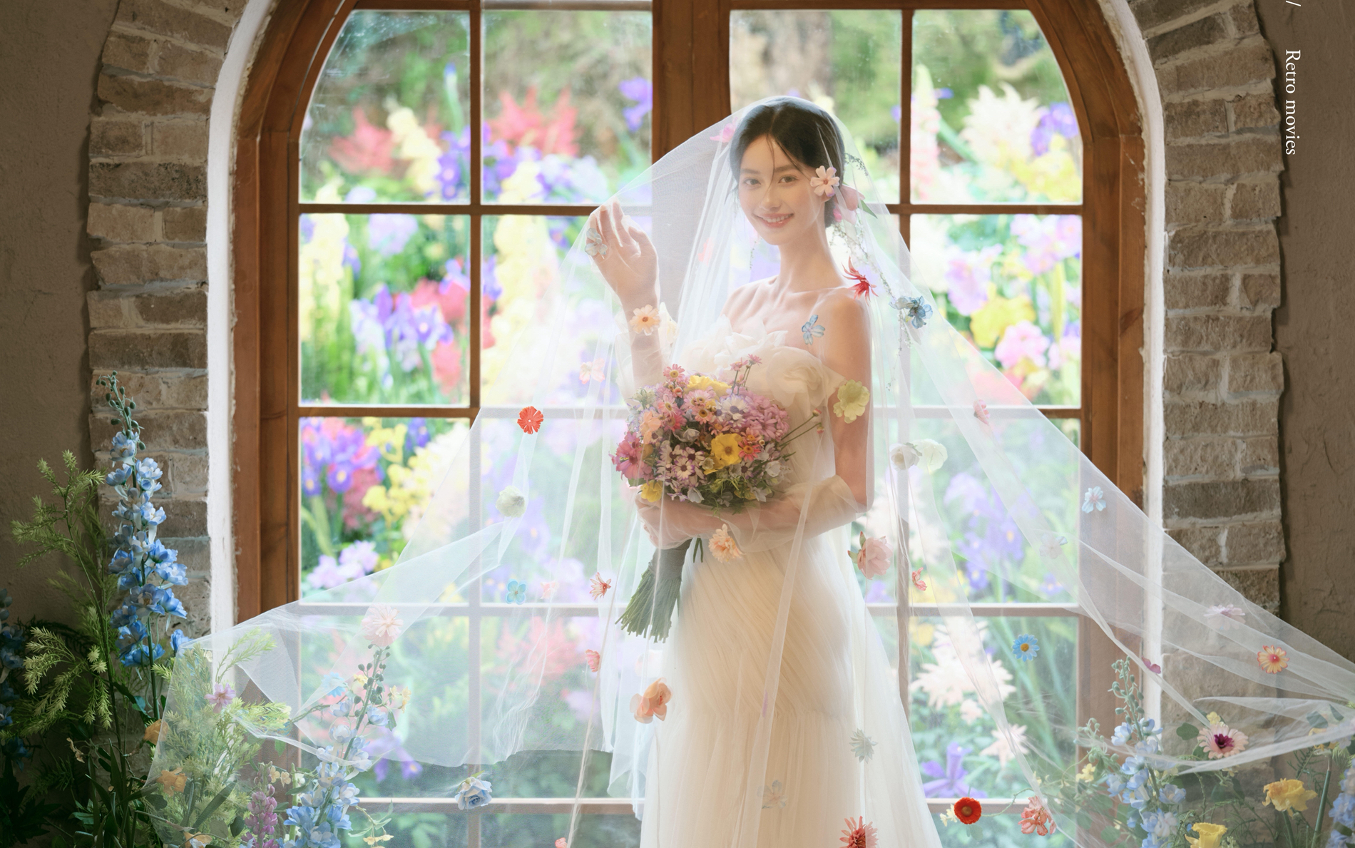 被花包围的花房人见人爱