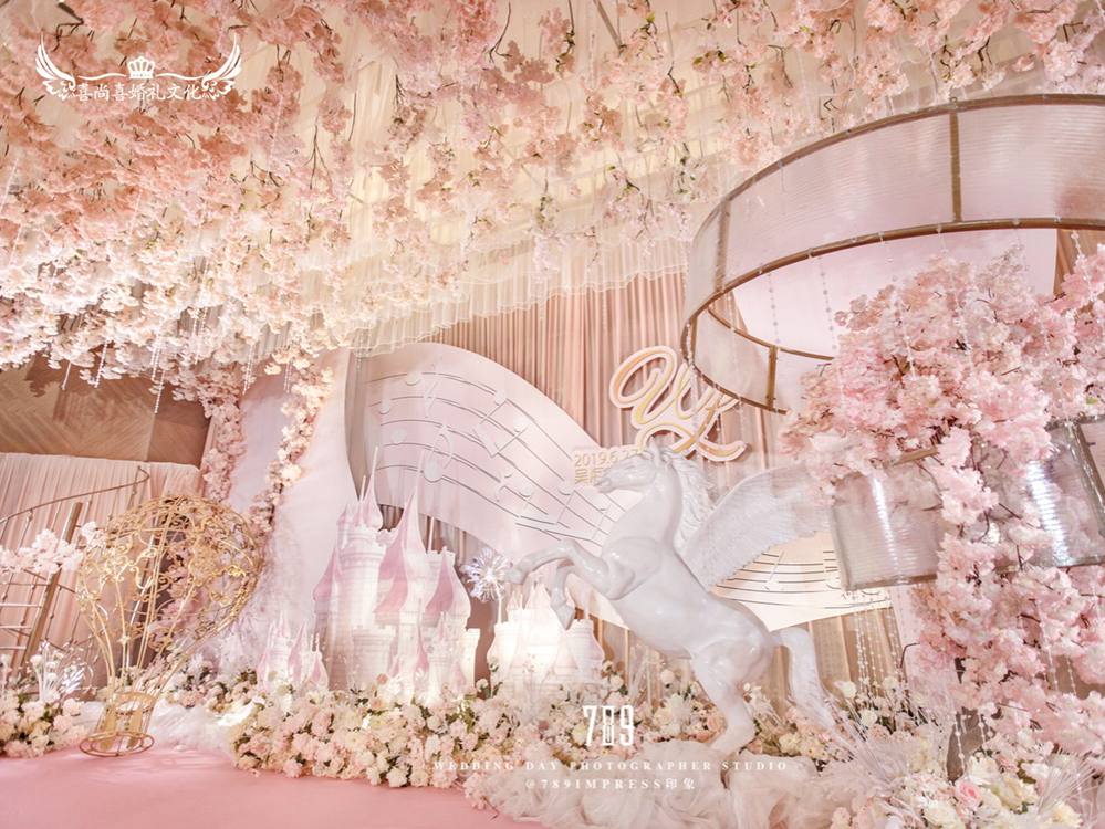 高端大气粉红色系城堡系列