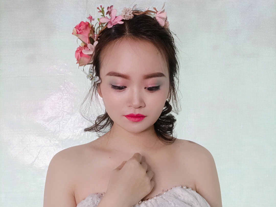 森系新娘自然唯美田园风格时尚