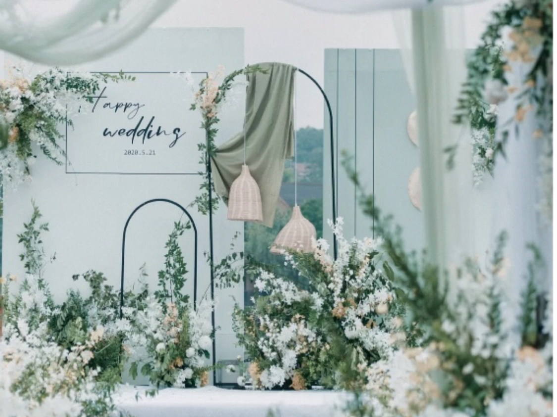 【梓塘•婚礼】牛油果绿特惠户外套餐