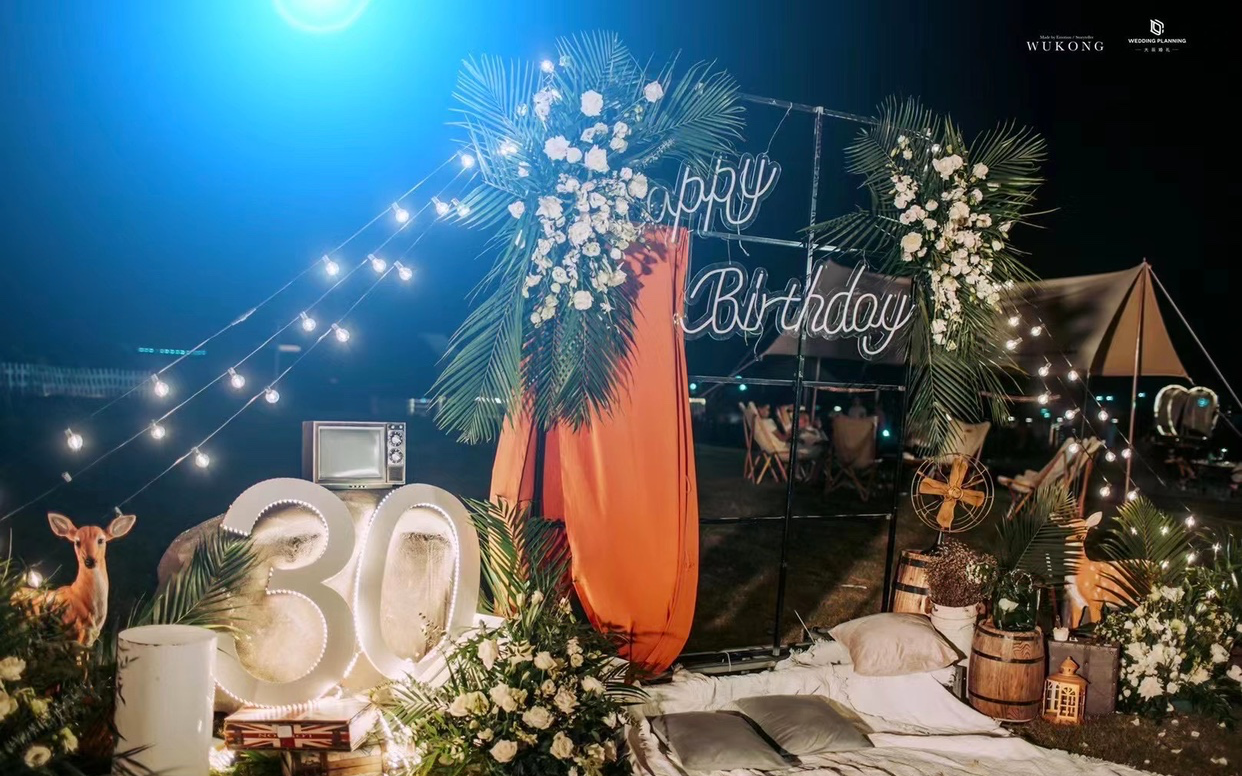 Happy birthday  仪式感满满的生日