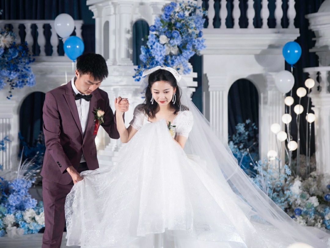 全程跟拍婚礼堂系列+精修50张