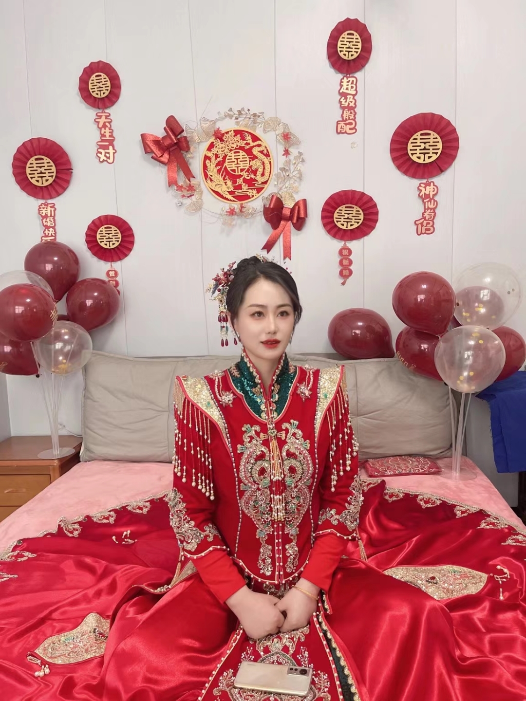 甜美风秀禾妆伴娘妆