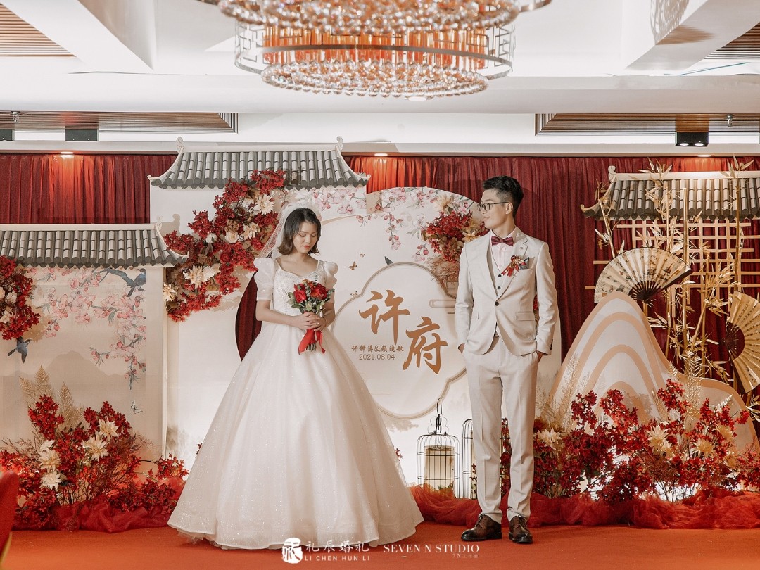 礼辰婚礼|小预算中式室内纯布置