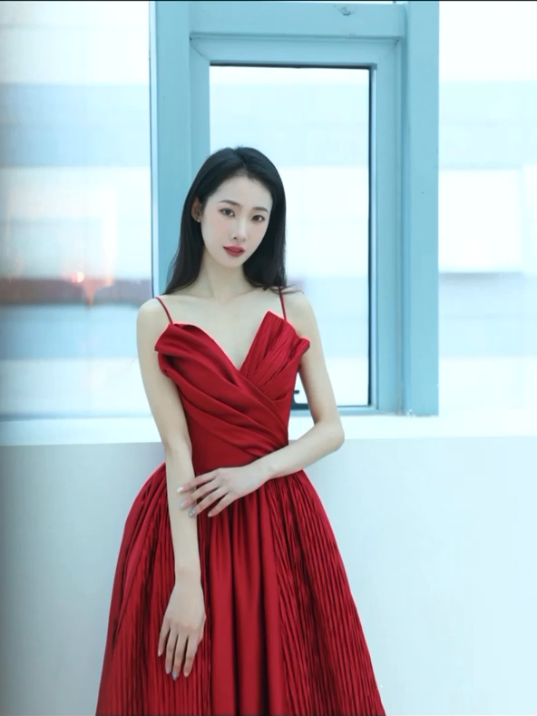 【经典三穿高定红色系礼服】