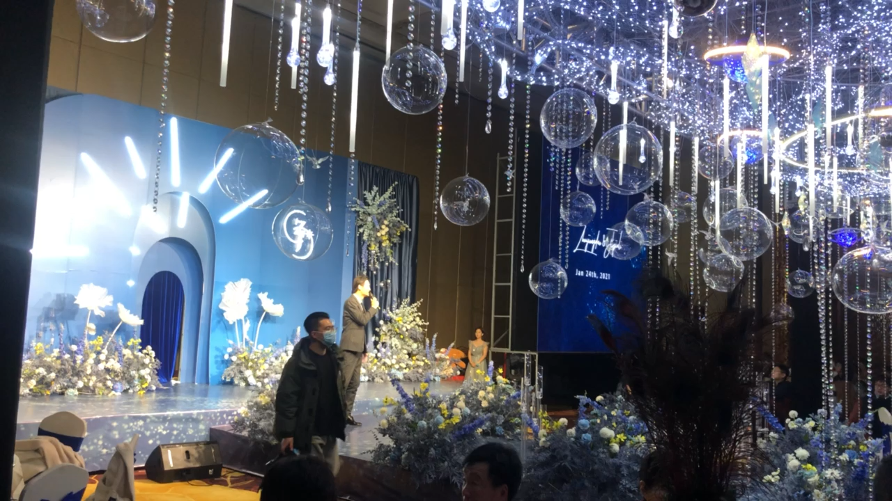 2021.1.24星空主题婚礼超美的