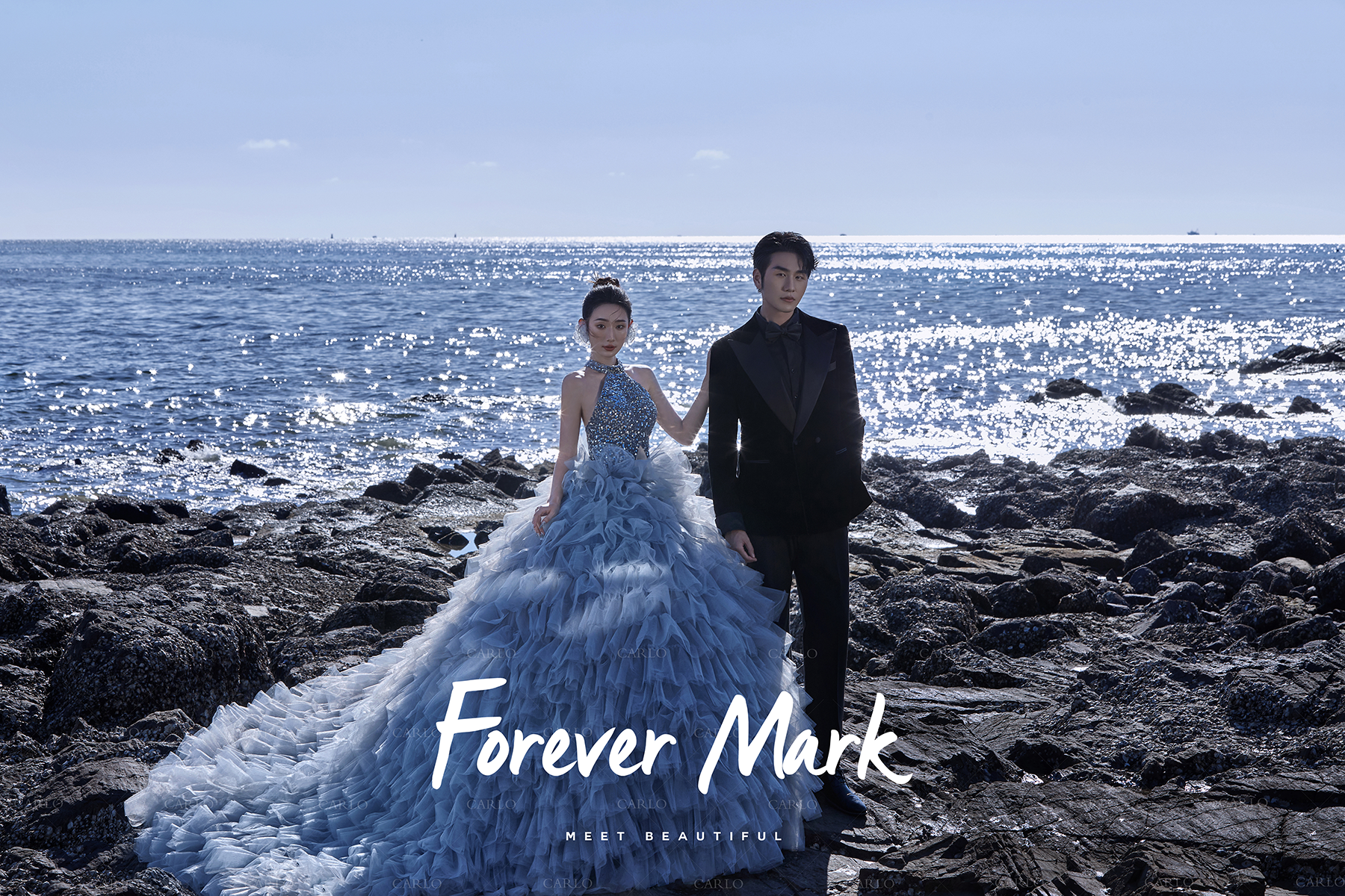 卡洛婚纱摄影【礁石海景】