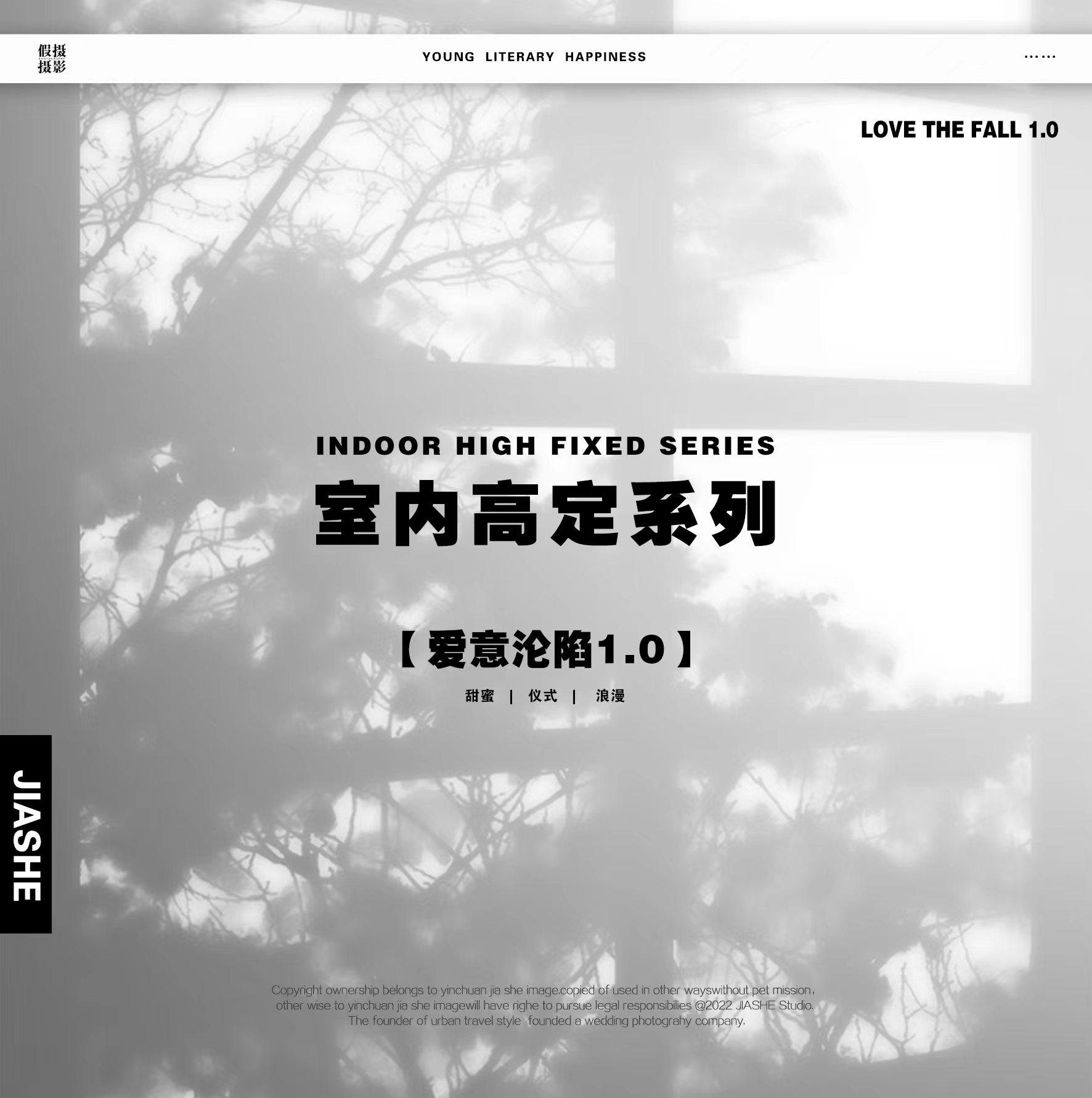 【假摄室内轻奢婚纱照】心中杜桑，气质暗夜晚香