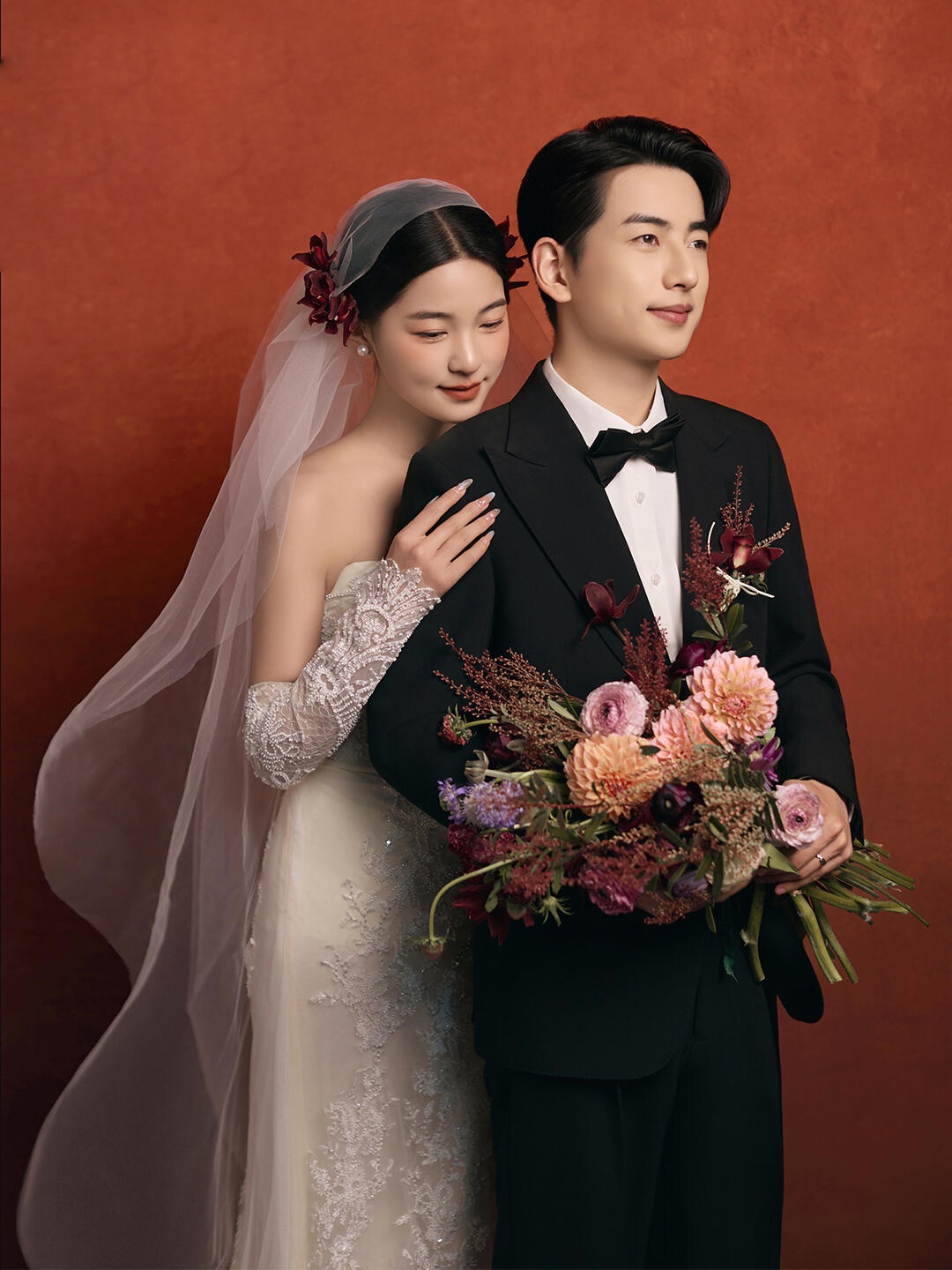 2025新主题 复古鱼尾婚纱照