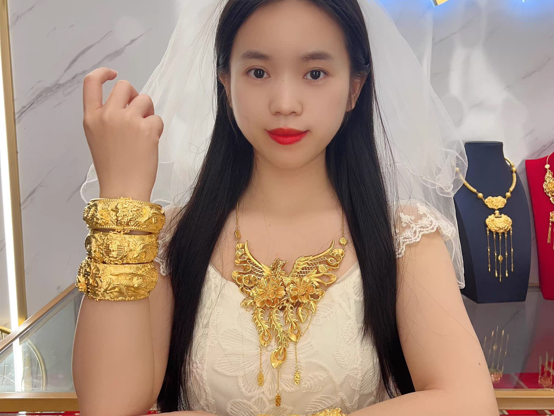 结婚黄金四金套装