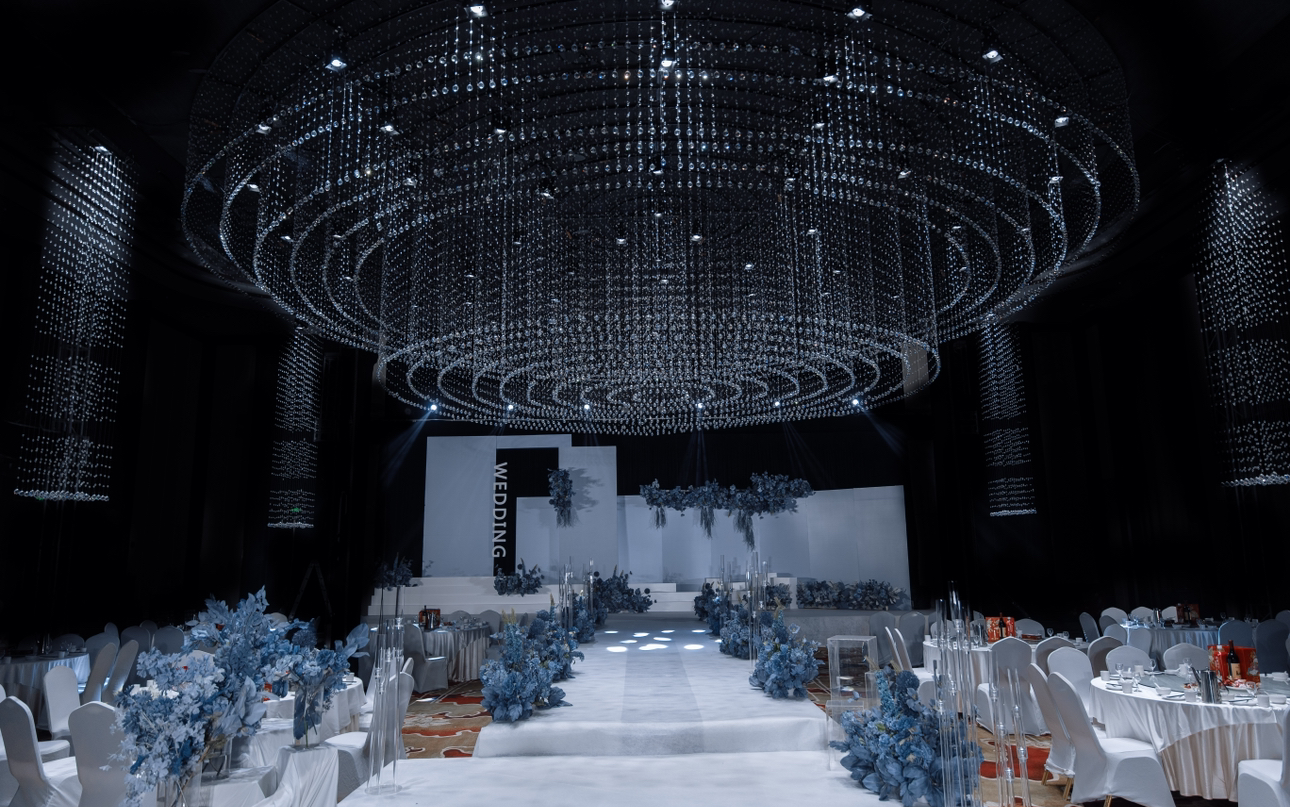 【XIPU·喜铺婚礼创意】雾霾蓝水晶