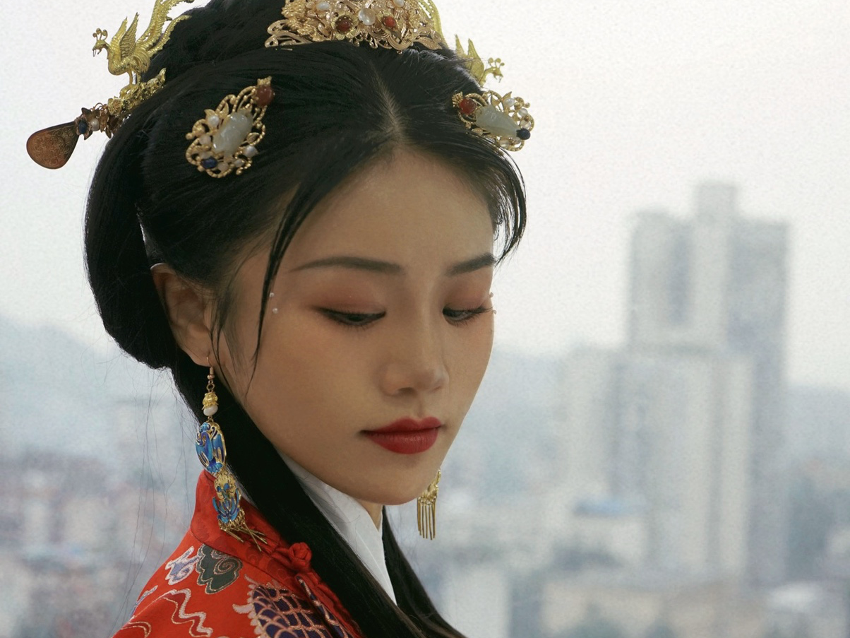 【汉服新娘造型】汉服婚礼汉服妆娘汉服化妆师中式婚