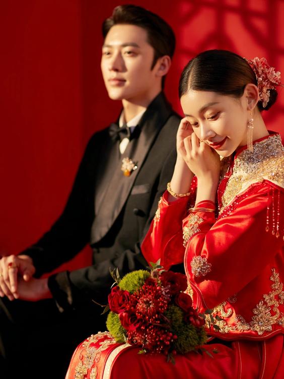 好看不腻的新中式婚纱照，惊艳中国风