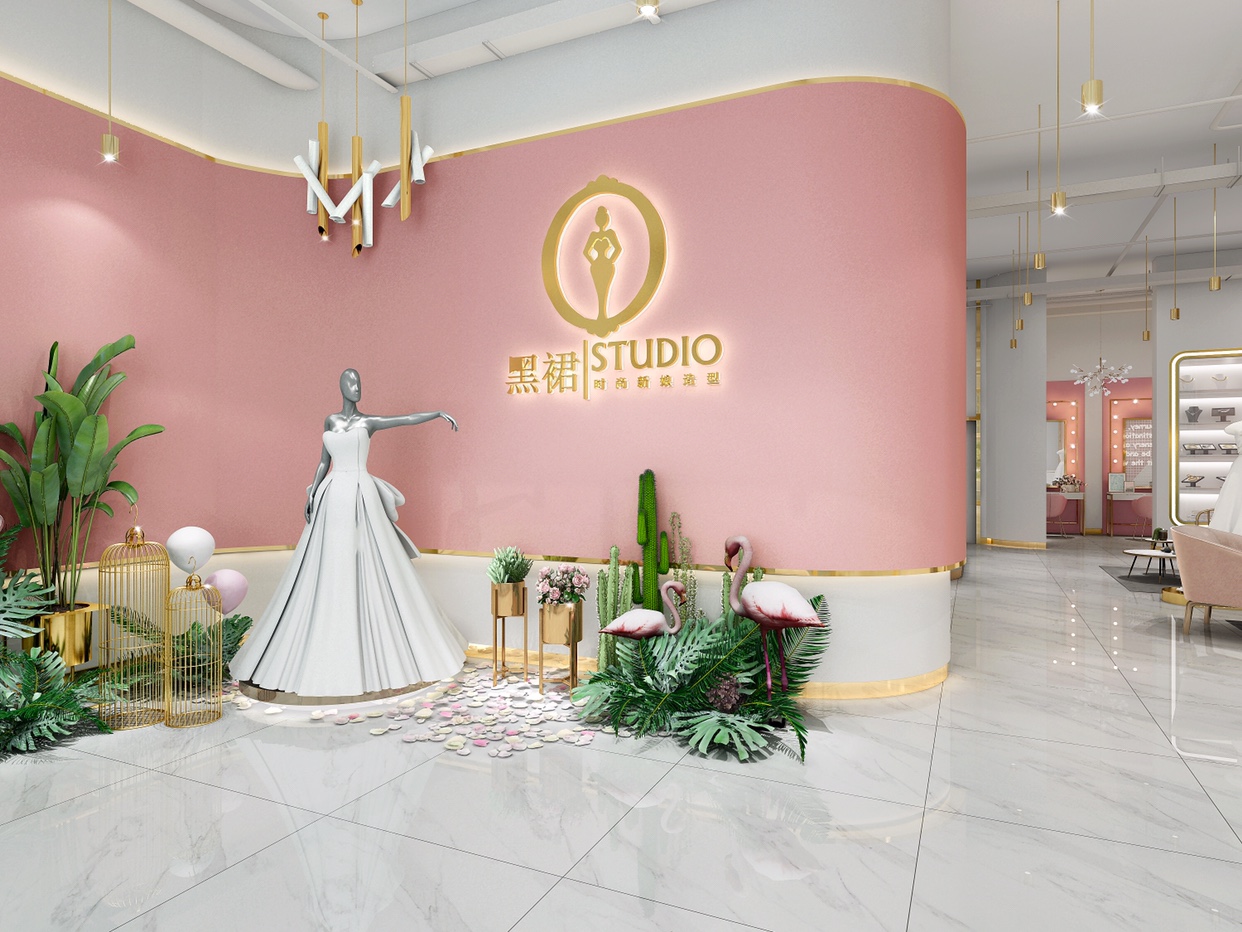 黑裙BRIDE婚纱造型