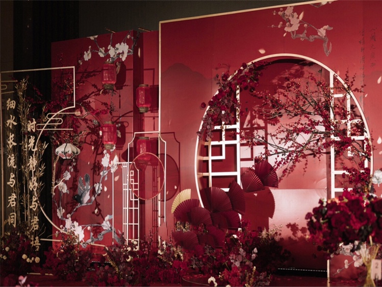 【夏洋】合肥现场/红金色复古新中式·赠资深四大