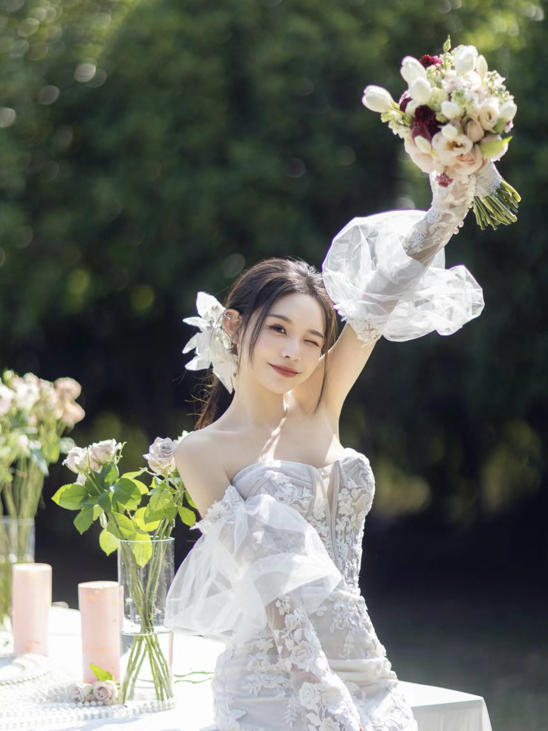 田園森系新娘造型