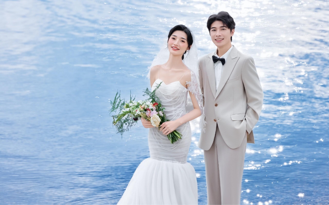 在海邊拍婚紗照，真的浪漫到骨子里！