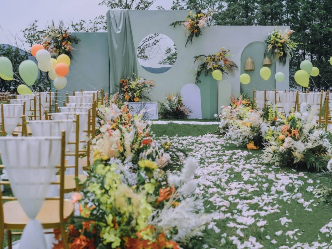 歙縣花嫁婚禮/戶外/草坪婚禮/小清新