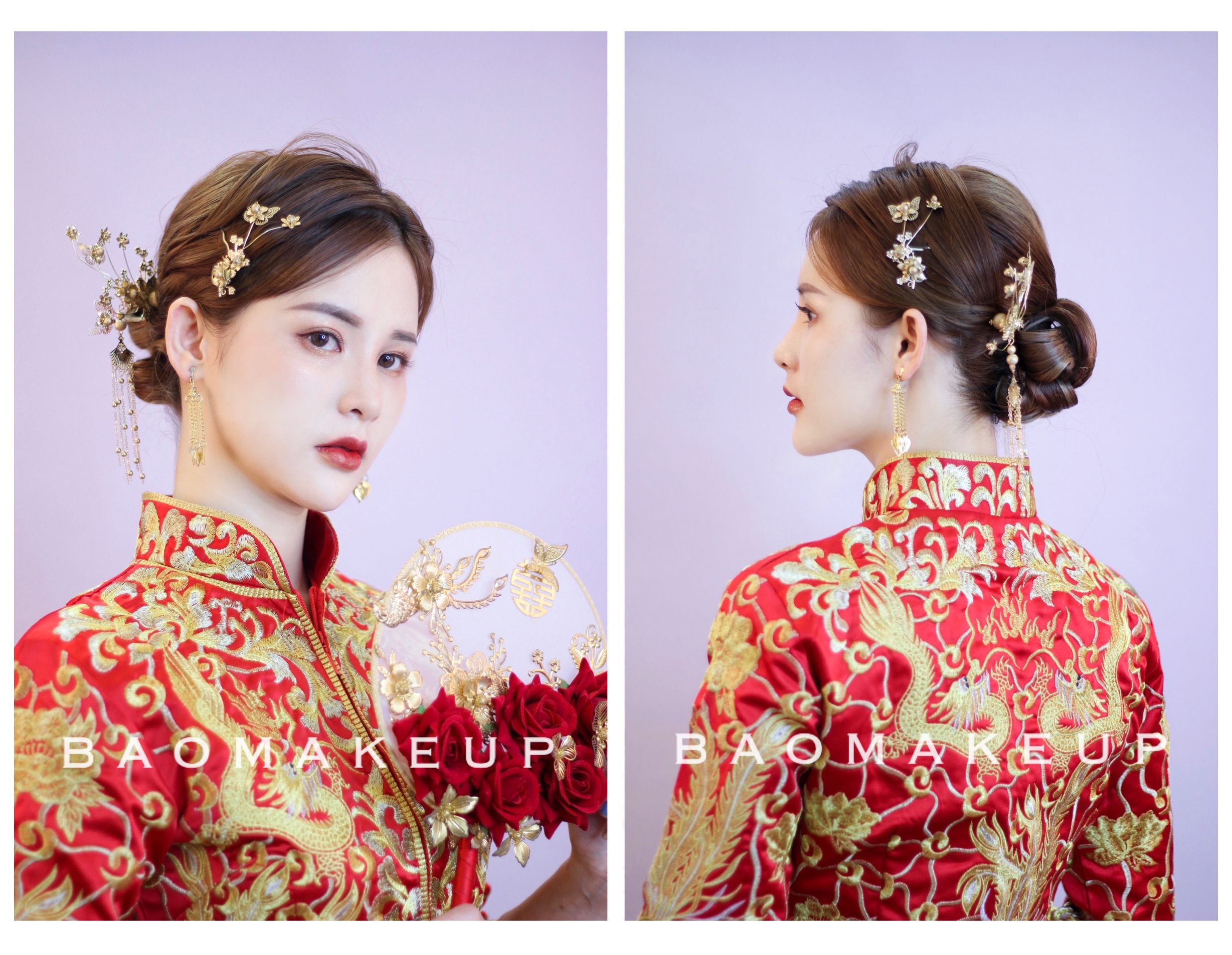 BAOMAKEUP韓式編發(fā)新娘造型