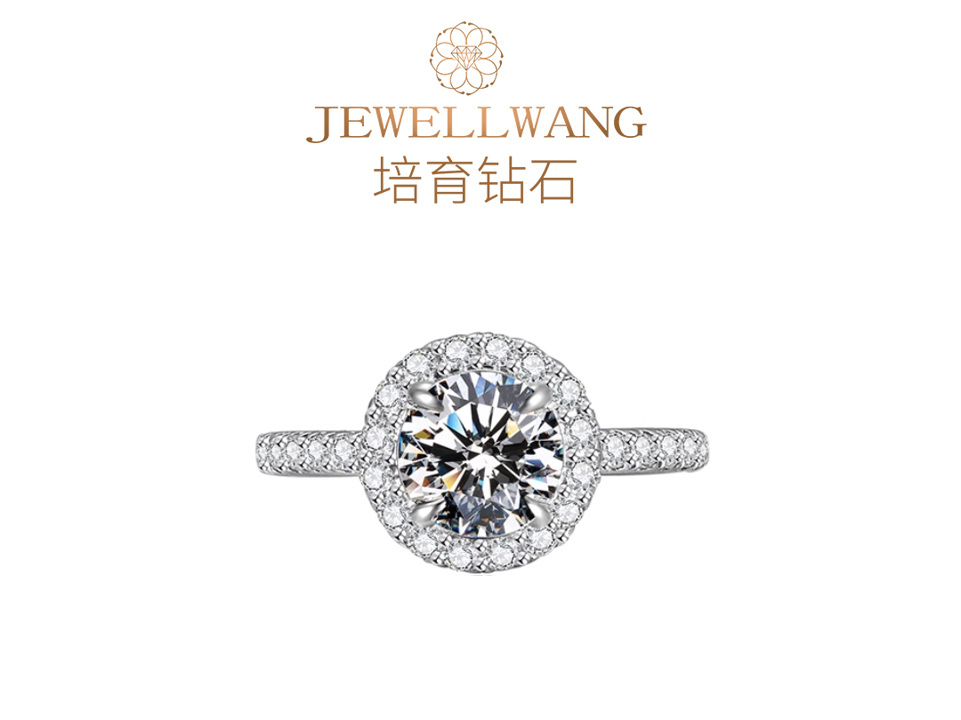 含光 JEWELLWANG钻玺培育钻石婚戒