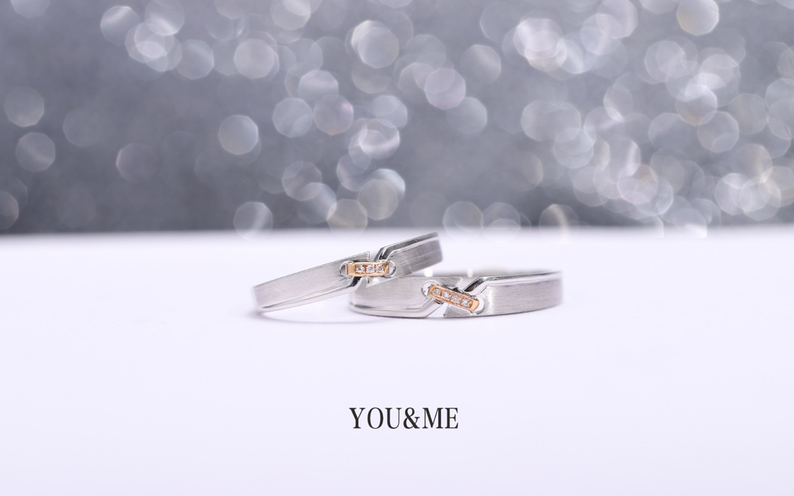 定制情侣对戒—YOU&ME