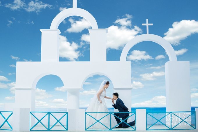 5.18第一次穿上正式的婚纱