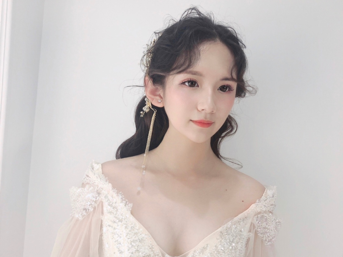 资深档新娘早妆造型小清新唯美妆容 送亲友妆