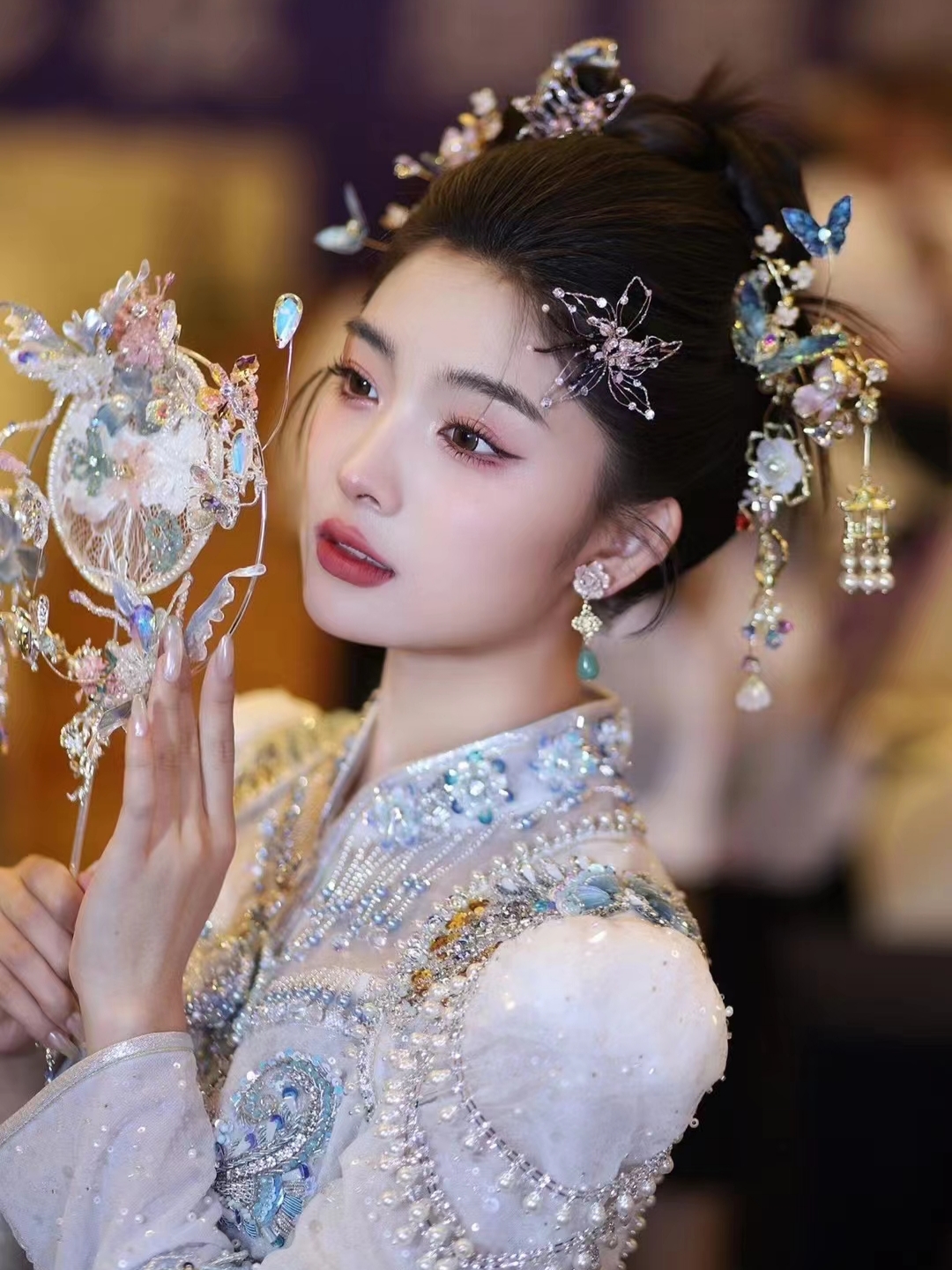 [婚礼跟妆必选]减龄中式全程跟妆4妆4造
