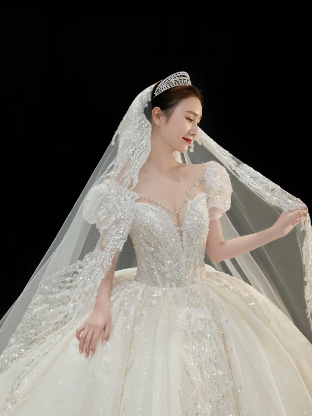 【摯愛婚紗】重工在逃公主風(fēng)婚紗
