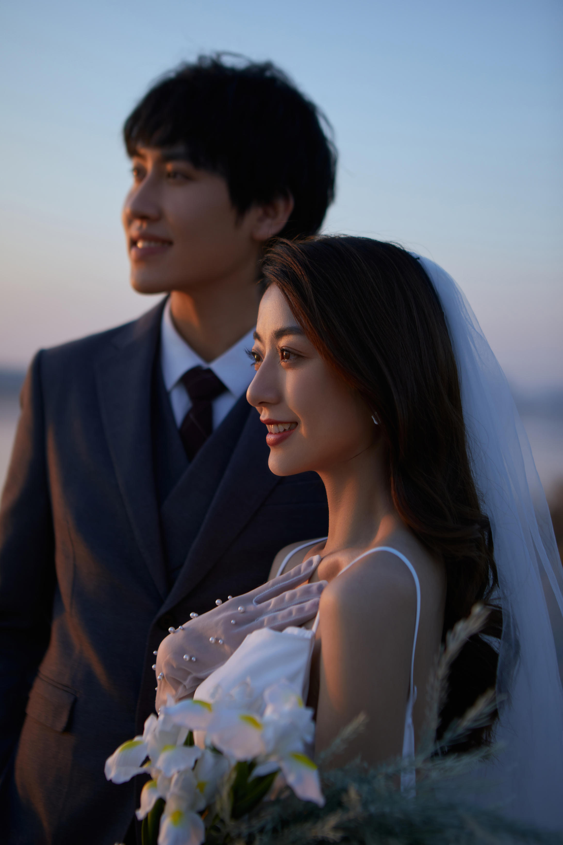 时尚电影感婚纱照I唯美婚纱照I品质高定I人像摄影