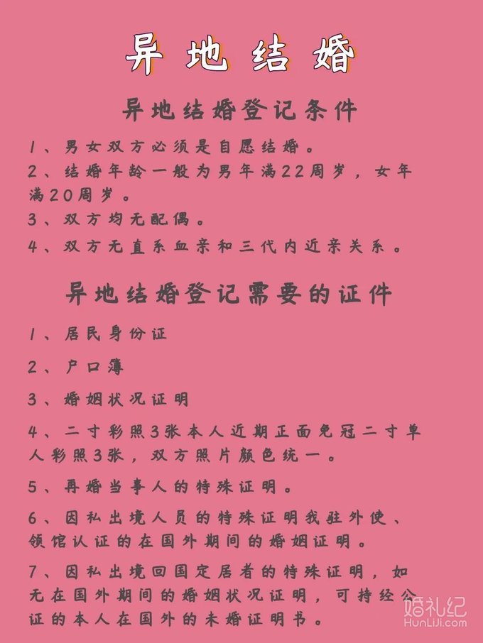 异地结婚领证的这些事儿，准新人们快看过来