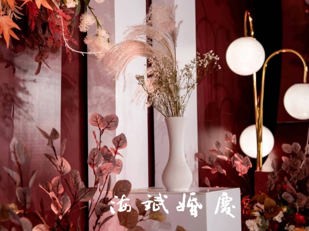 簡約婚禮  極簡紅白色婚禮