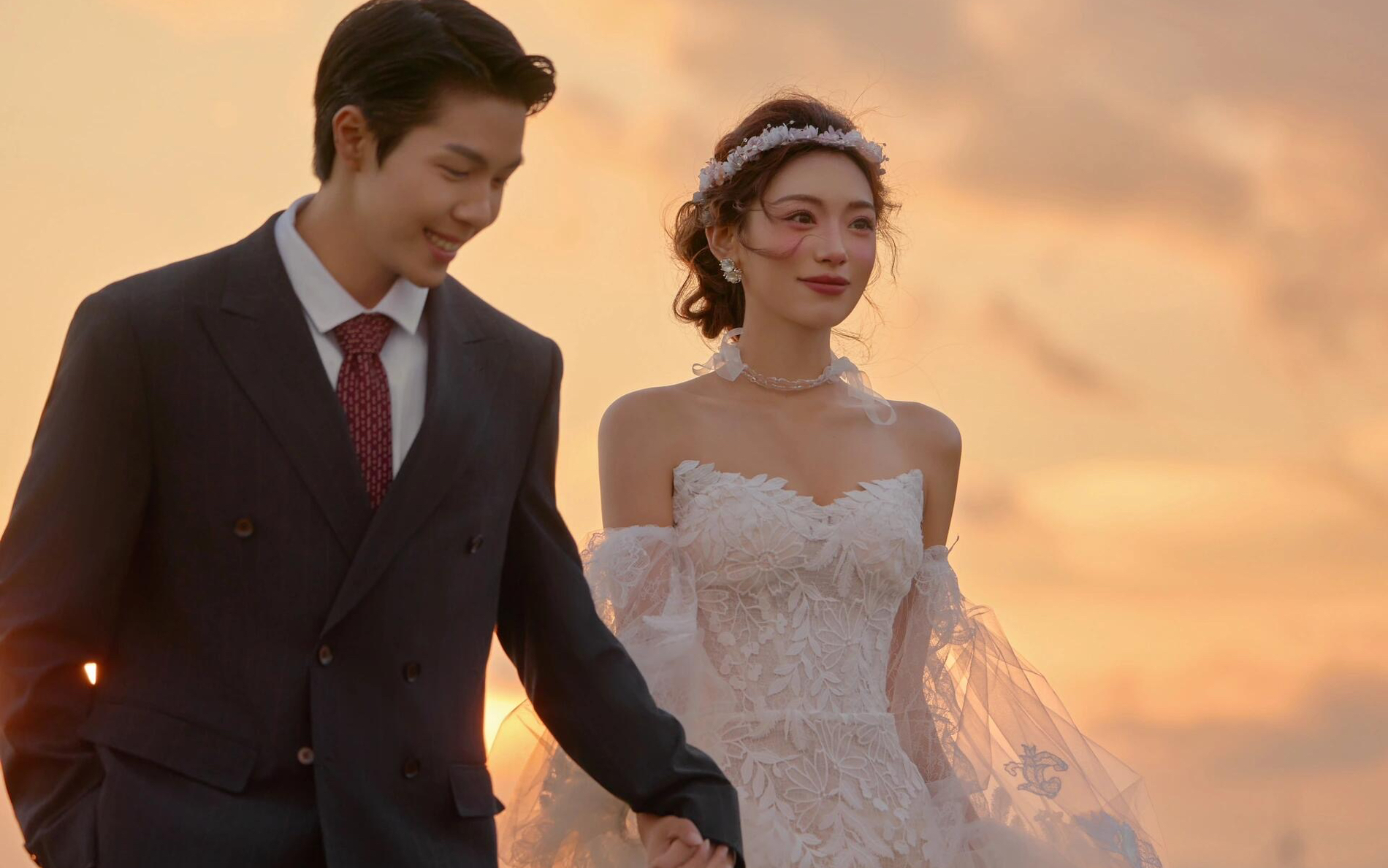 【鄢陵钟爱一生】电影感十足的夕阳婚纱照