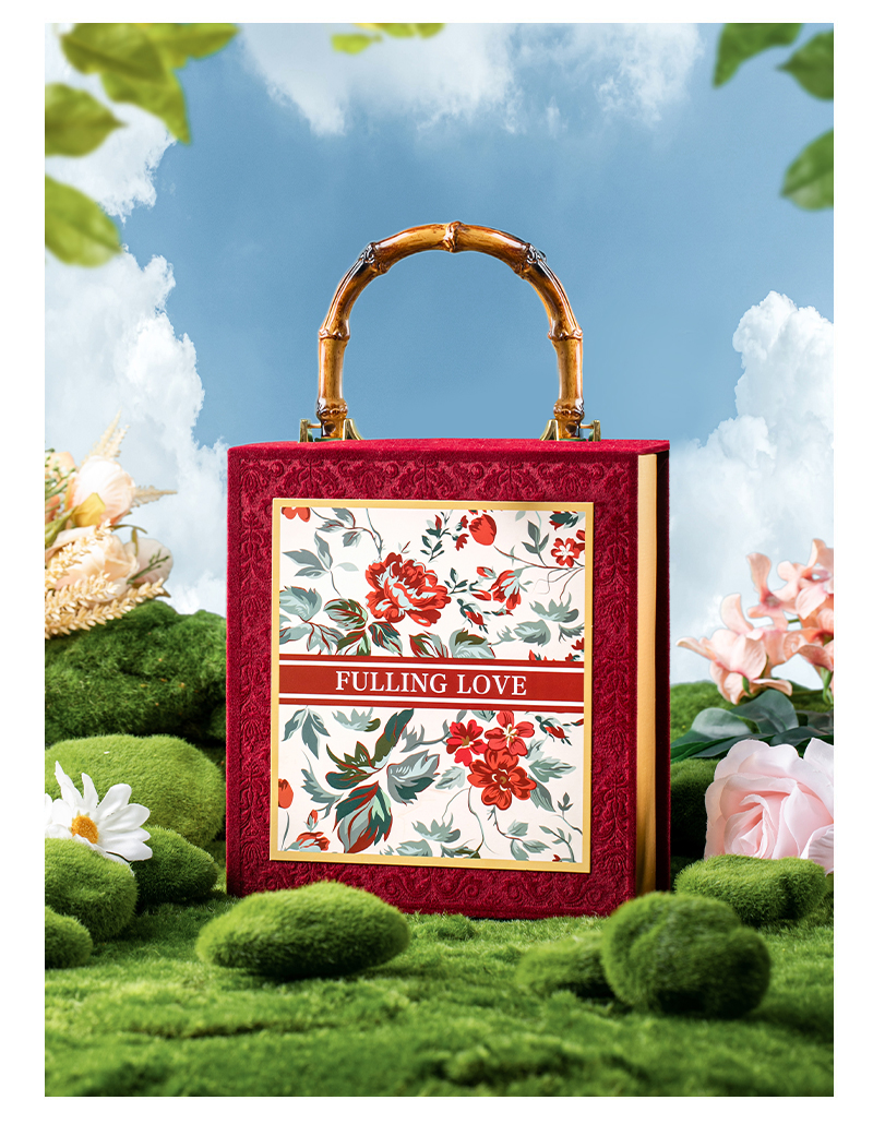 【婚礼纪推荐】神秘花园竹节手提箱中式伴手礼