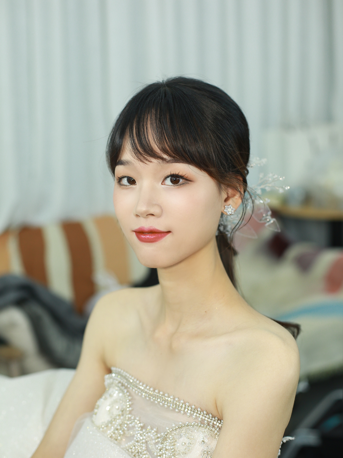 新娘试妆(图片本人相机拍摄)