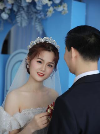 中式新娘接亲+韩式浪漫婚礼造型