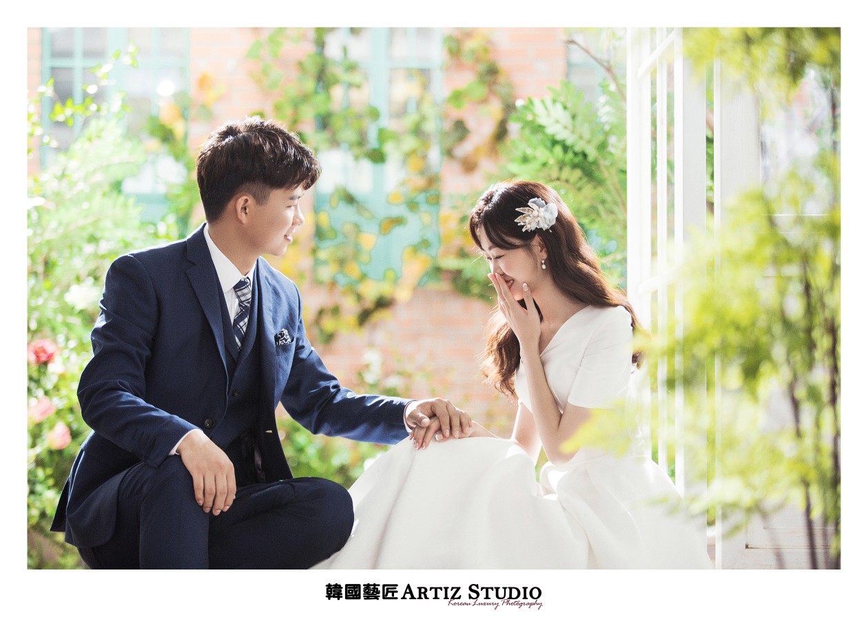 在韩国艺匠拍的婚纱照