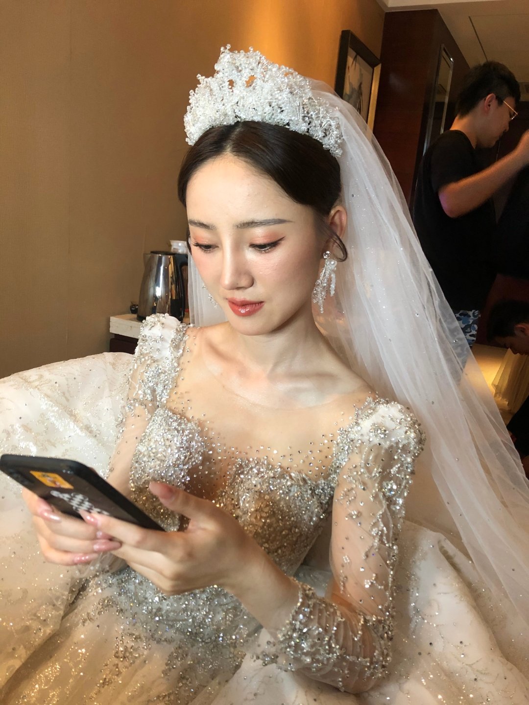 ️蔻蔻新娘️小仙女必选总监全天跟妆+免租婚纱