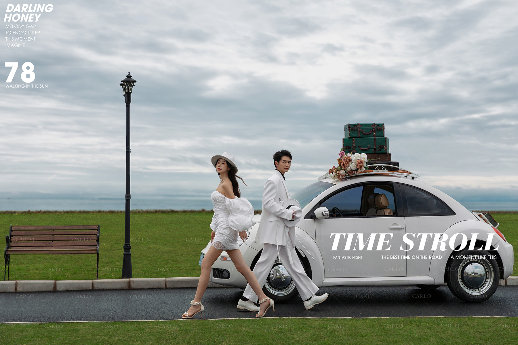 甲壳虫时尚个性婚纱照