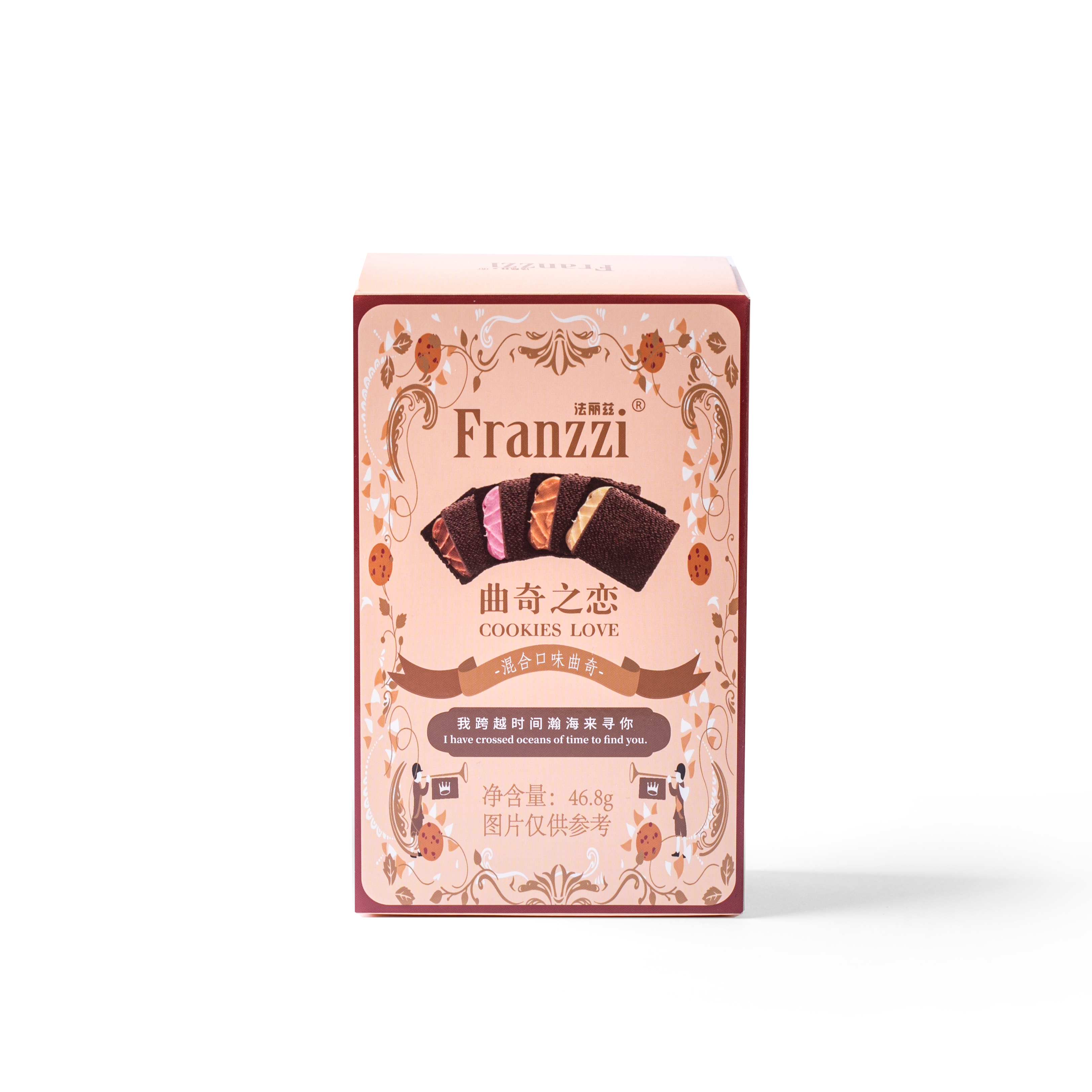 【新品】Franzzi/法麗茲 46.8克乳酸菌草莓味可可曲奇