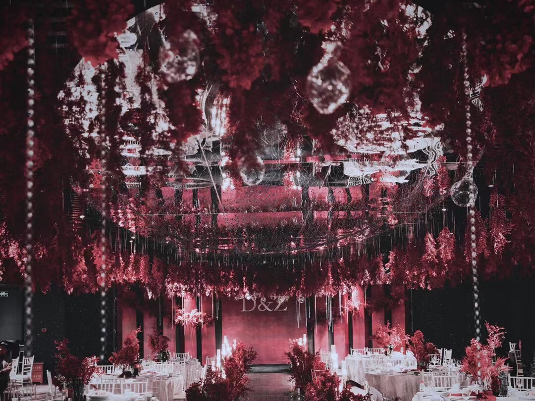 【策划共禾】时尚轻奢高贵红黑色系暗场婚礼