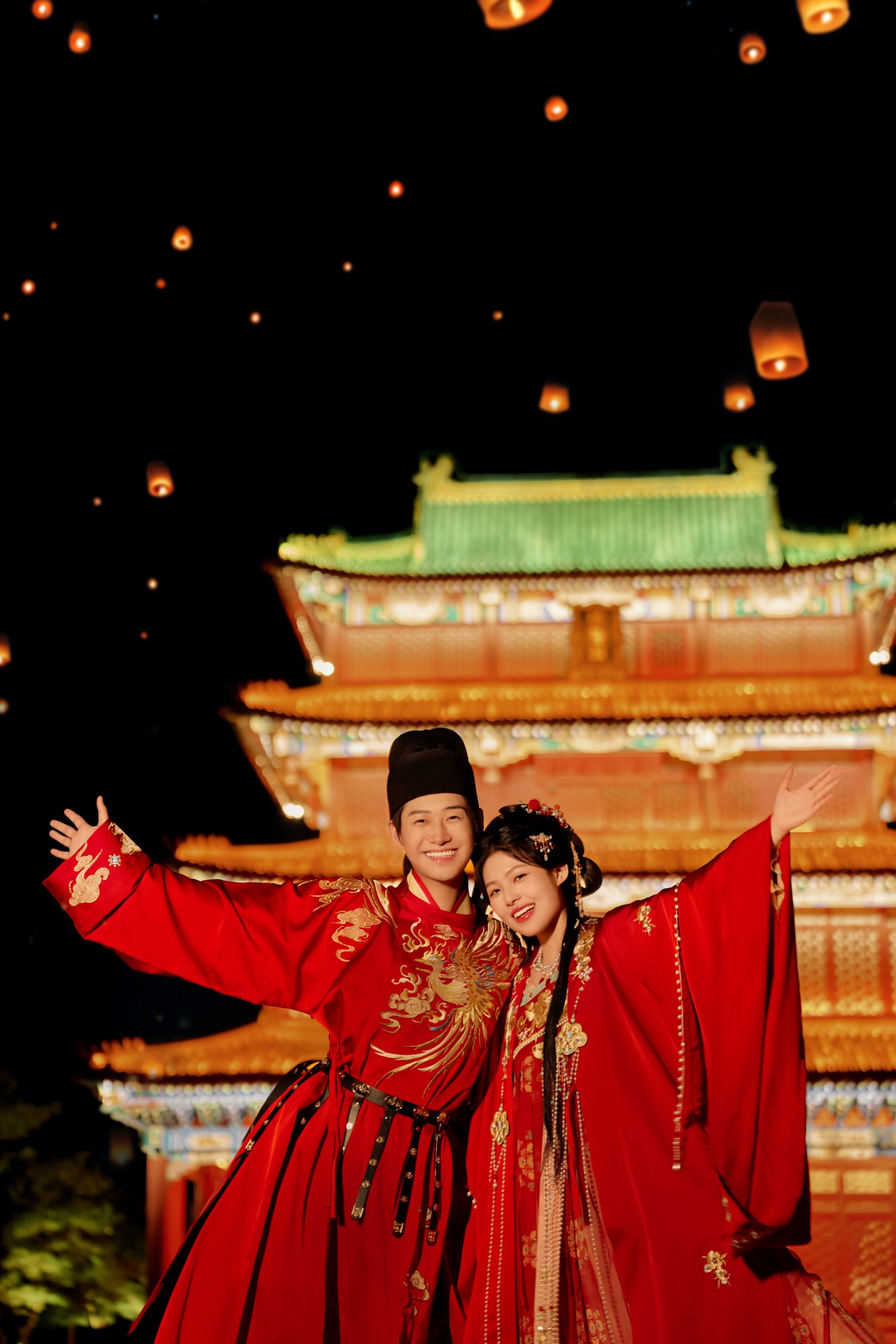【小预算】婚纱照6服6造+40张精修+底片全送