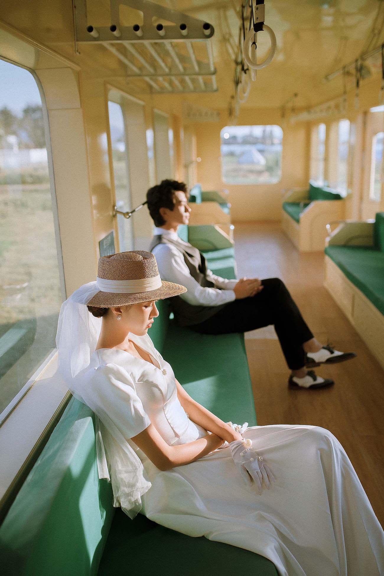 北野九万里~绿皮火车~唯美法式风~杭州旅拍