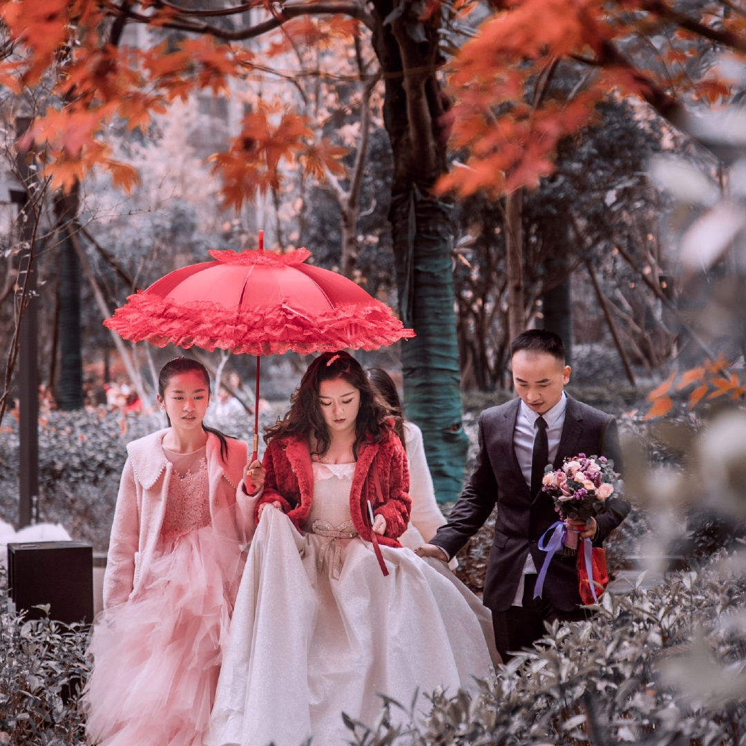 婚禮跟妝，好的感情，是你把我寵成了孩子
