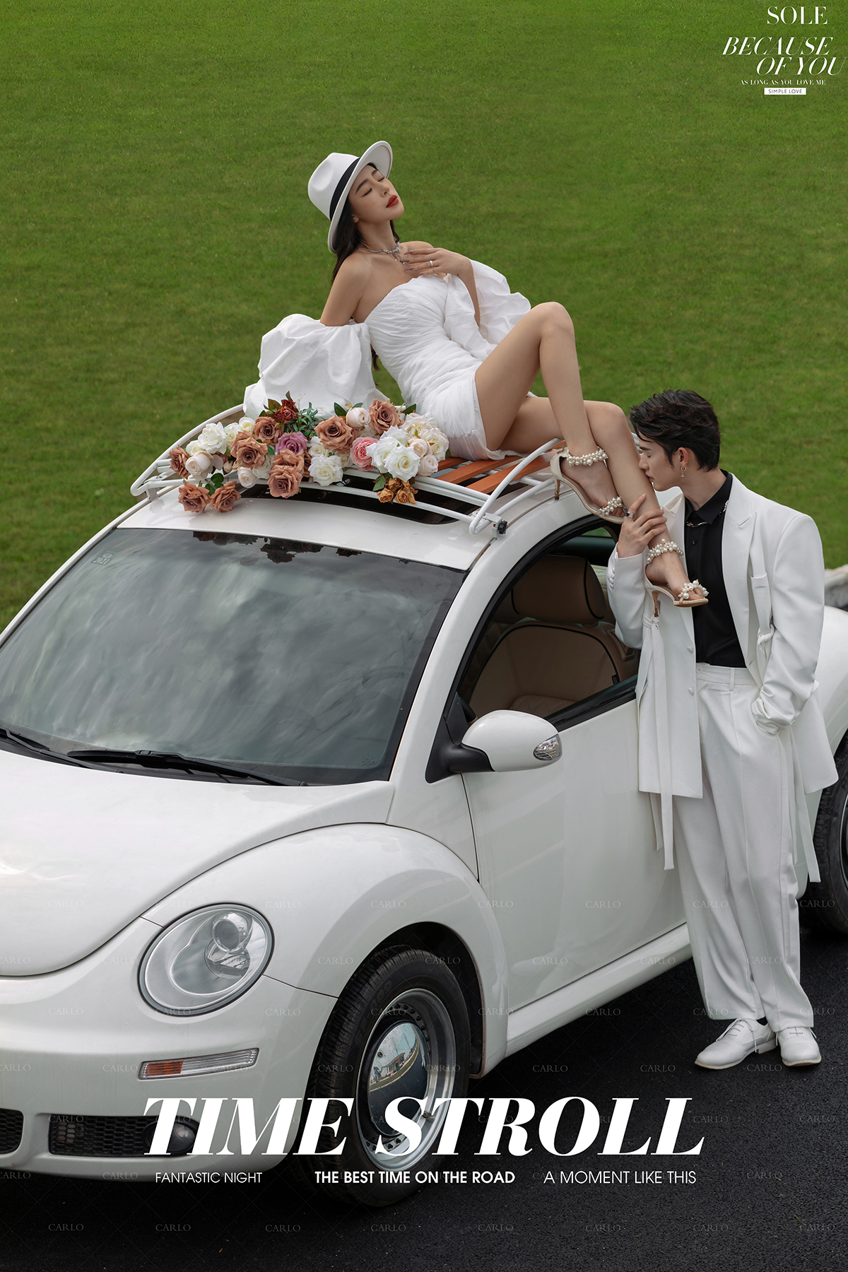 甲壳虫时尚个性婚纱照