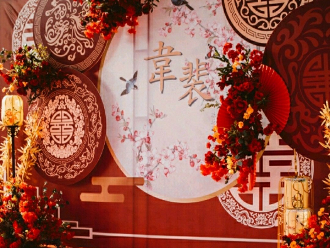 2020/经典红色主题新中式超值套餐户外婚礼