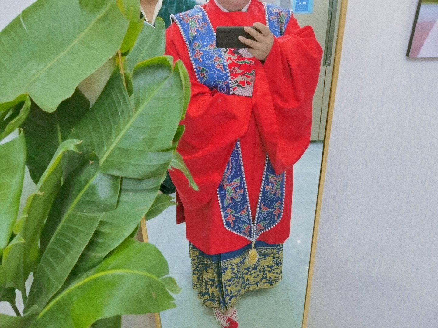多肉超大码新娘明制汉服婚服敬酒服