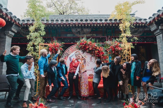 精致又不艳俗的四合院婚礼